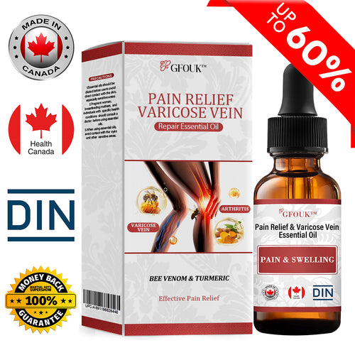 ✅Official Store | GFOUK™ Powerful All-Body Skincare Essential Oil🧑🏼⚕️Approved by the Health Canada(Relieve swelling, pain, stiffness, redness, warmth, discomfort, and joint fatigue) 🍁