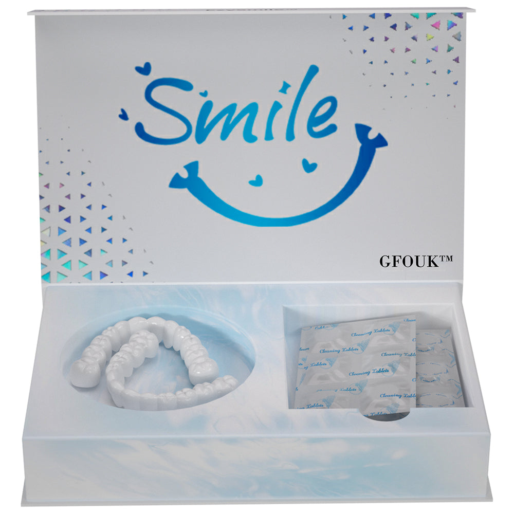 ✅Official Store | GFOUK™ Moldable Dentures and Dedicated Cleaning Tablets 🧑🏽⚕️Obtain American Dental Association (ADA) Certification