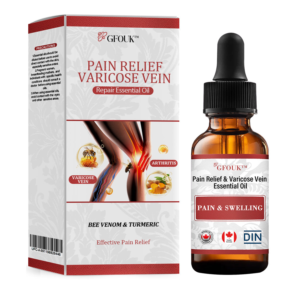 ✅Official Store | GFOUK™ Powerful All-Body Skincare Essential Oil🧑🏼⚕️Approved by the Health Canada(Relieve swelling, pain, stiffness, redness, warmth, discomfort, and joint fatigue) 🍁