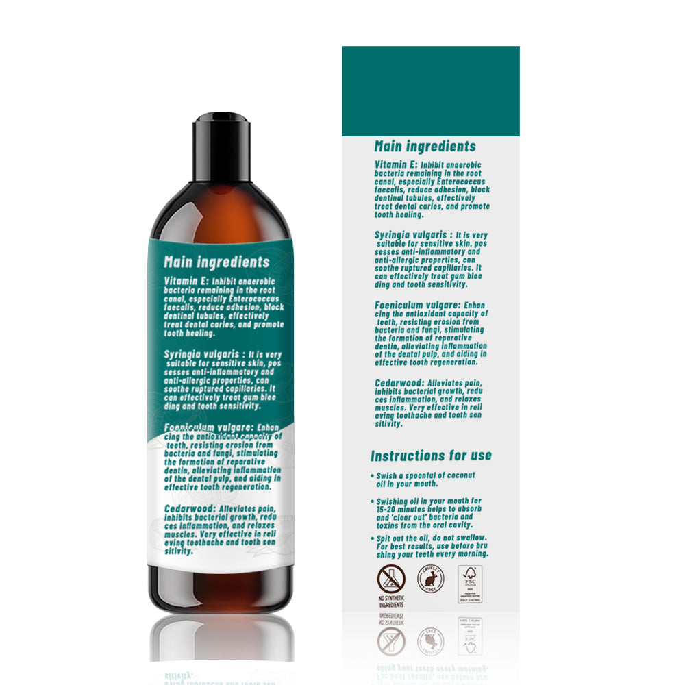Furzero™ Coconut Oil Pulling (Treating oral ulcers, periodontitis)