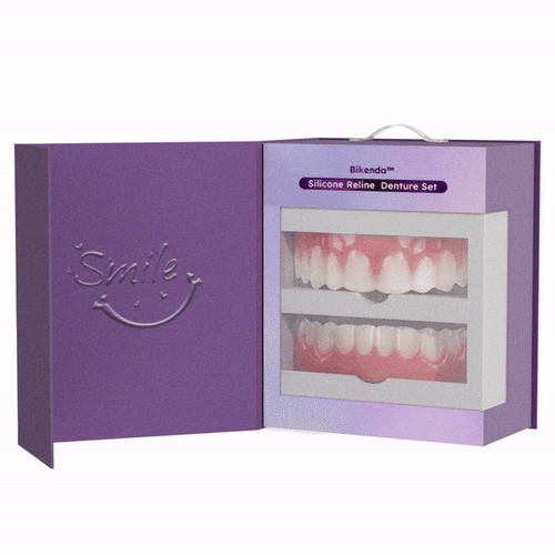 ✅Official Store | Bikenda™ Silicone Reline Denture Set 🧑🏼⚕️American Dental Association (ADA) Recommendation 🍀