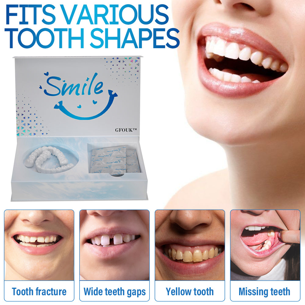 ✅Official Store | GFOUK™ Moldable Dentures and Dedicated Cleaning Tablets 🧑🏽⚕️Obtain American Dental Association (ADA) Certification