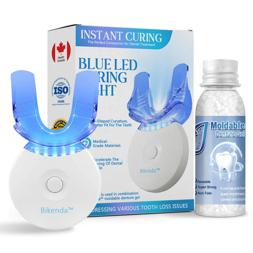 ✅Official Store | Bikenda™ Blue Light Curing Lamp And Dental Restoration Materials 🧑🏼⚕️Approved by Health Canada (For repairing missing teeth, broken teeth, and gaps between teeth) 🍁