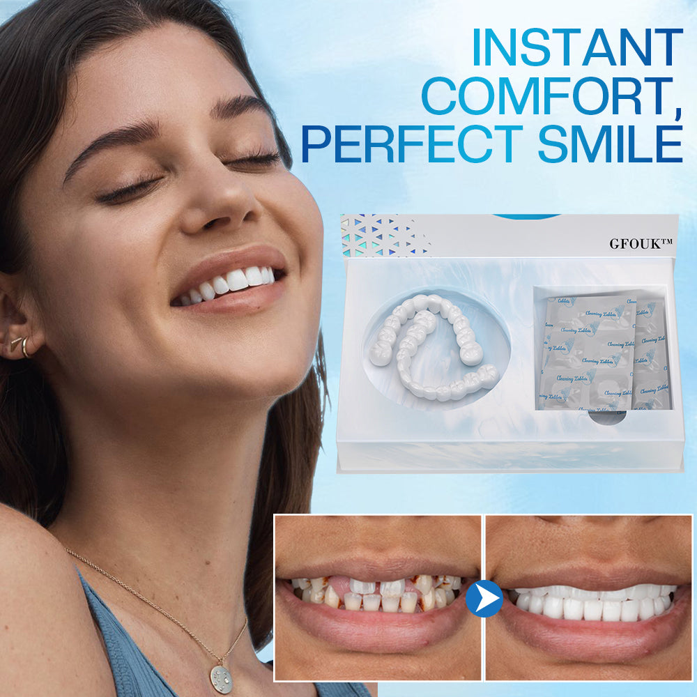 ✅Official Store | GFOUK™ Moldable Dentures and Dedicated Cleaning Tablets 🧑🏽⚕️Obtain American Dental Association (ADA) Certification