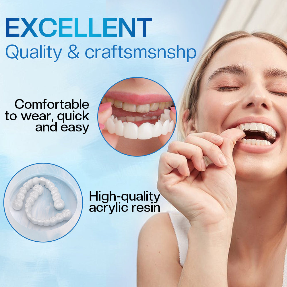 ✅Official Store | GFOUK™ Moldable Dentures and Dedicated Cleaning Tablets 🧑🏽⚕️Obtain American Dental Association (ADA) Certification
