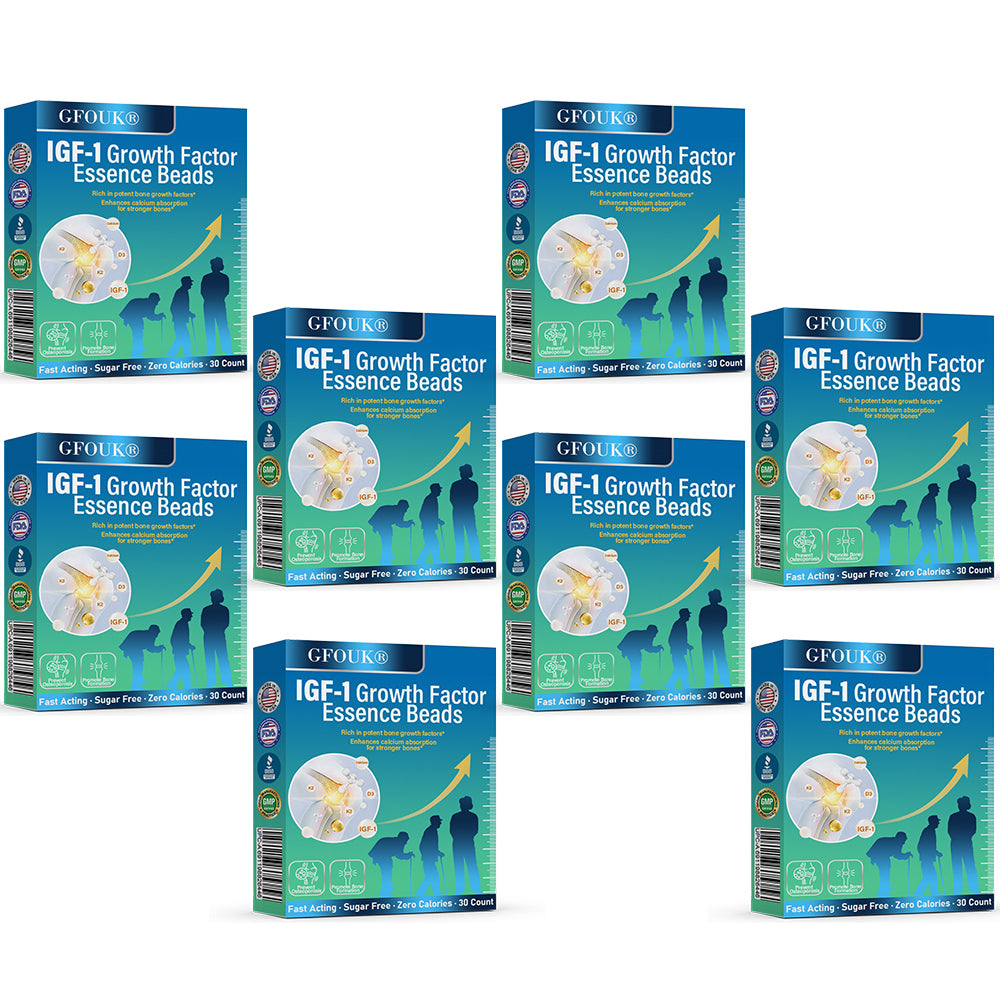 ✅GFOUK® IGF-1 Growth Factor Essence Beads – Supports Bone Growth, Osteoporosis Relief & Posture Correction🍀🍀