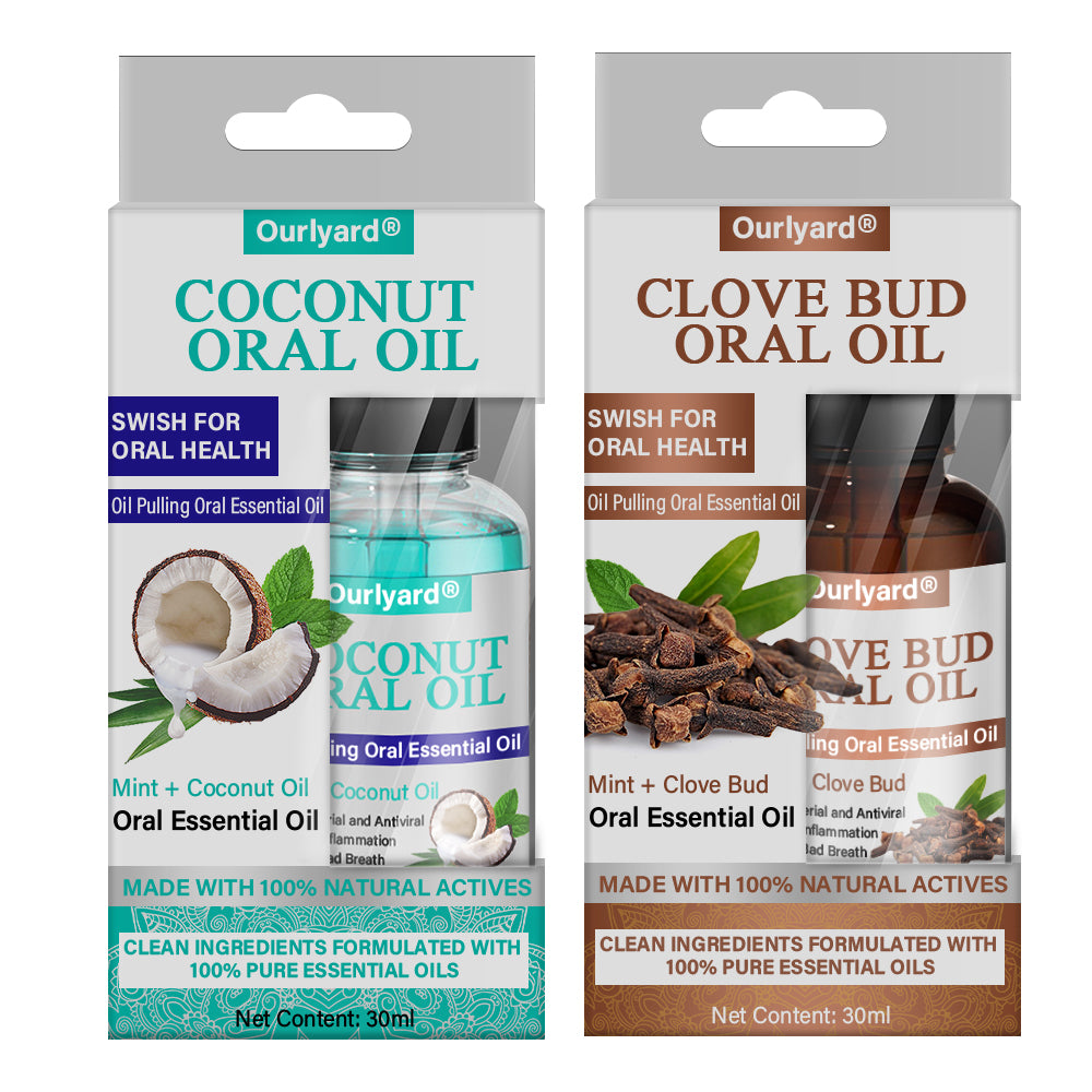 ✅Official Store |Ourlyard® Coconut & Clove Oil Pulling Mouth Oil🧑🏽‍⚕️Obtain American Dental Association (ADA) Certification