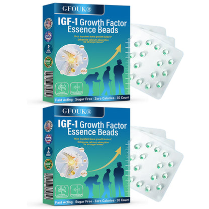 ✅GFOUK® IGF-1 Growth Factor Essence Beads – Supports Bone Growth, Osteoporosis Relief & Posture Correction🍀🍀