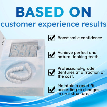 ✅Official Store | GFOUK™ Moldable Dentures and Dedicated Cleaning Tablets 🧑🏽‍⚕️Obtain American Dental Association (ADA) Certification