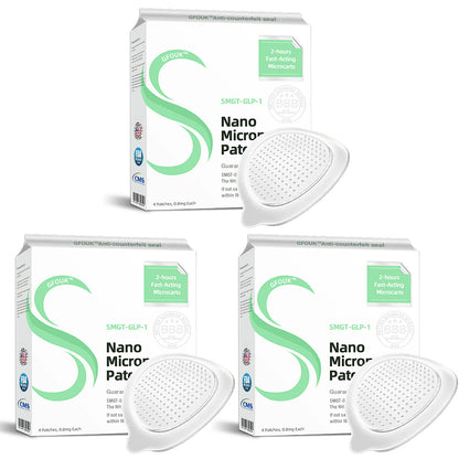 [See results in 7 days]✅GFOUK™ SMGT-GLP-1 Nano Microneedle Patch ✅Certified by the Better Business Bureau(Painless, long-lasting, addressing diabetes, obesity, and cardiovascular diseases)