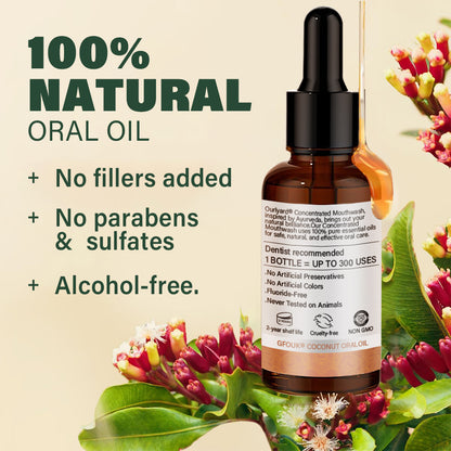 ✅Official Store |Ourlyard® Coconut & Clove Oil Pulling Mouth Oil🧑🏽‍⚕️Obtain American Dental Association (ADA) Certification