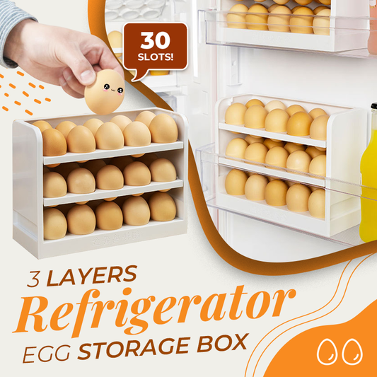 3 Layers Refrigerator Egg Storage Box (test)